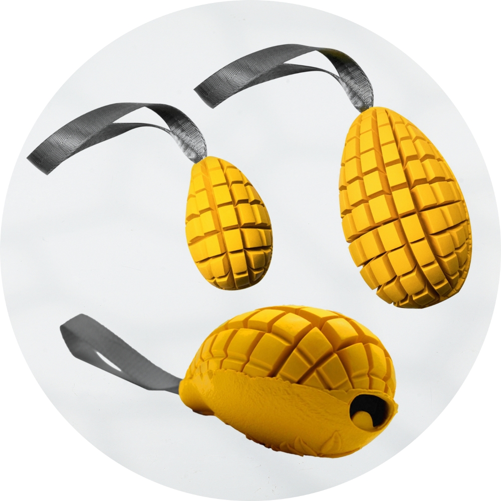 Herm Sprenger Dog Toy Fruit Challenge Mango 5819900300 58199 003 00